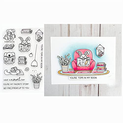 Qoiseys Kaninchen-Lesestempel für Kartenherstellung, klare Gummistempel für DIY, Scrapbooking, Fotoalbum, Siegelstempel, Prägealbum, Dekoration, Handwerk Qoiseys Kaninchen-Lesestempel für Kartenherstellung, klare Gummistempel für DIY, Scrapbooking, Fotoalbum, Siegelstempel, Prägealbum, Dekoration, Handwerk von Qoiseys