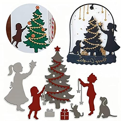 Qoiseys Metall-Stanzformen für Kartenherstellung, Stanzschablonen für Bastelarbeiten, Scrapbooking, Fotoalbum, Papierbasteln, Prägeschablone von Qoiseys