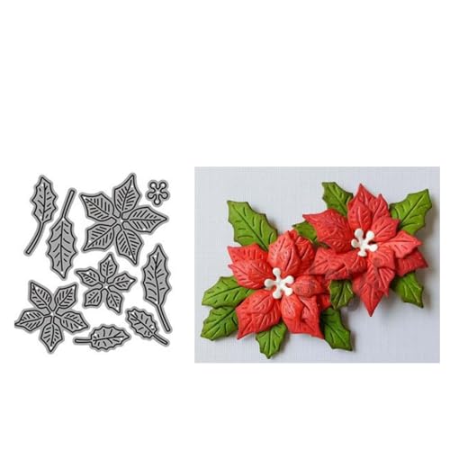 Qoiseys Metall-Stanzformen für Kartenherstellung, Weihnachtsblätter, Stanzschablonen für Bastelarbeiten, Scrapbooking, Fotoalbum, dekoratives Papier, Basteln, Prägung Qoiseys Metall-Stanzformen für Kartenherstellung, Weihnachtsblätter, Stanzschablonen für Bastelarbeiten, Scrapbooking, Fotoalbum, dekoratives Papier, Basteln, Prägung von Qoiseys