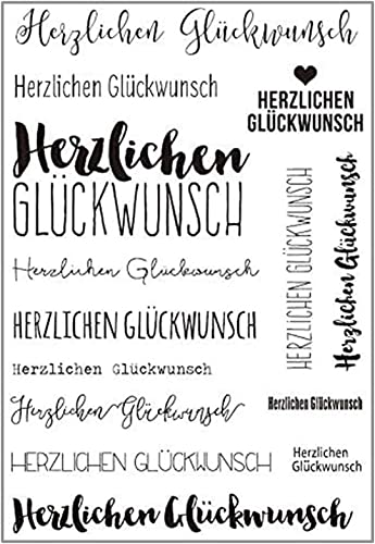 Qoiseys Stempel,Silikonstempel sprüche deutsch, Silikon Clear Stamps für DIY Scrapbooking Fotoalbum Dekoratives Papier Basteln Prägeschablone von Qoiseys