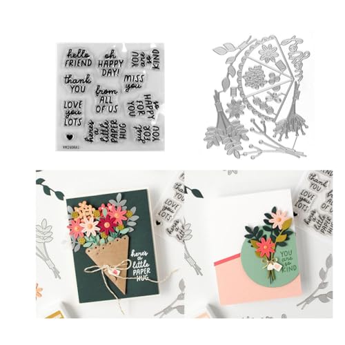 Qoiseys Transparente Stempel und Stanzformen für Kartenherstellung, Stanzschablonen für DIY, Scrapbooking, Fotoalbum, dekoratives Papier, Basteln, Prägeschablone Qoiseys Transparente Stempel und Stanzformen für Kartenherstellung, Stanzschablonen für DIY, Scrapbooking, Fotoalbum, dekoratives Papier, Basteln, Prägeschablone von Qoiseys