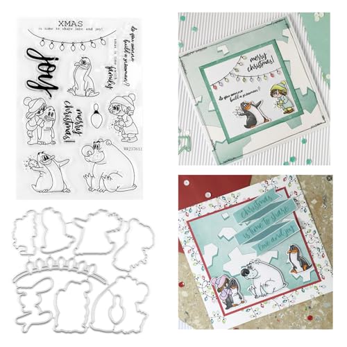 Qoiseys Transparente Stempel und Stanzformen für Kartenherstellung, Stanzschablonen für DIY, Scrapbooking, Fotoalbum, dekoratives Papier, Basteln, Prägeschablone Qoiseys Transparente Stempel und Stanzformen für Kartenherstellung, Stanzschablonen für DIY, Scrapbooking, Fotoalbum, dekoratives Papier, Basteln, Prägeschablone von Qoiseys