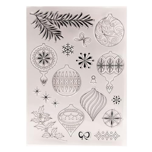 Qoiseys Weihnachtliche transparente Silikonstempel für Kartenherstellung, klare Gummistempel für DIY, Scrapbooking, Fotoalbum, Siegelstempel, Prägung, Album, Dekoration, Handwerk Qoiseys Weihnachtliche transparente Silikonstempel für Kartenherstellung, klare Gummistempel für DIY, Scrapbooking, Fotoalbum, Siegelstempel, Prägung, Album, Dekoration, Handwerk von Qoiseys