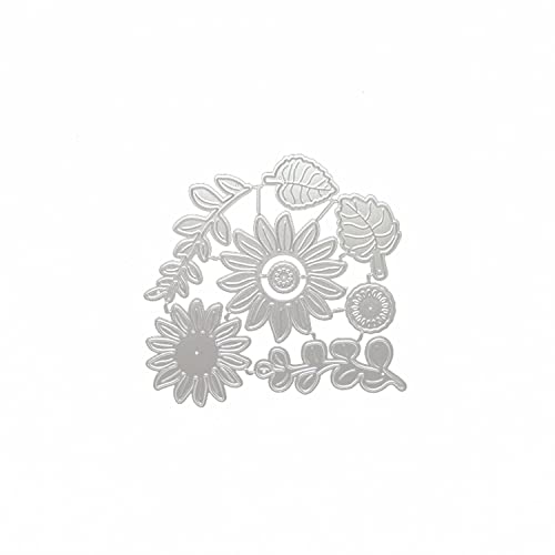 Qoiseys Weihnachts-Sonnenblumen-Metall-Stanzformen für Kartenherstellung, Stanzschablonen für DIY-Scrapbooking, Fotoalbum, dekoratives Papier, Basteln, Prägeschablone Qoiseys Weihnachts-Sonnenblumen-Metall-Stanzformen für Kartenherstellung, Stanzschablonen für DIY-Scrapbooking, Fotoalbum, dekoratives Papier, Basteln, Prägeschablone von Qoiseys