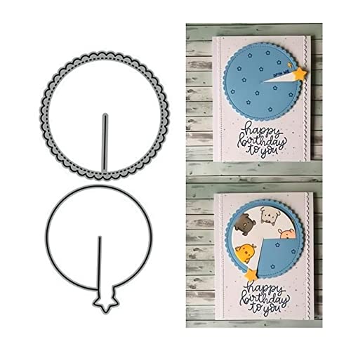 Qoiseys Zwei Kreise Metall-Stanzformen für Kartenherstellung, Stanzschablonen für DIY, Scrapbooking, Fotoalbum, Papier, Basteln, Prägeschablone Qoiseys Zwei Kreise Metall-Stanzformen für Kartenherstellung, Stanzschablonen für DIY, Scrapbooking, Fotoalbum, Papier, Basteln, Prägeschablone von Qoiseys
