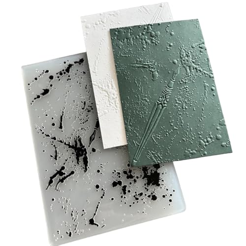 Weihnachtsstrümpfe, Schneeflocke, 3D-strukturierte Prägeschablone für Kartenherstellung, Pfauenbienen, Papierbasteln, Impressionen, Vorlage für Scrapbooking (12,7 x 17,8 cm) (19) von Qoiseys