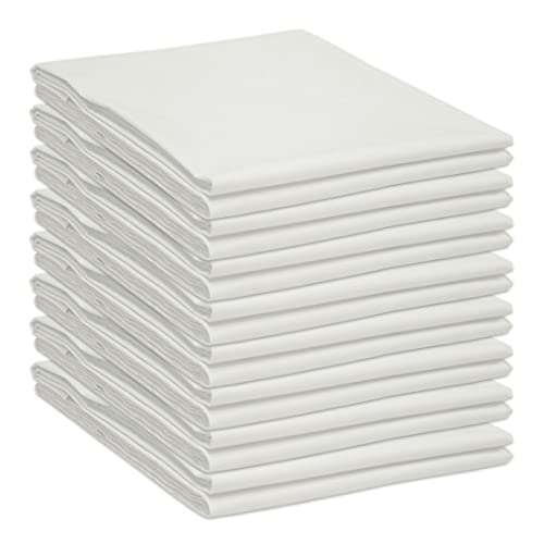Tischdecke 100% Baumwolle Diverse Farben und Größen XXL Tischtuch Weiß 100 x 170 cm von Qool24