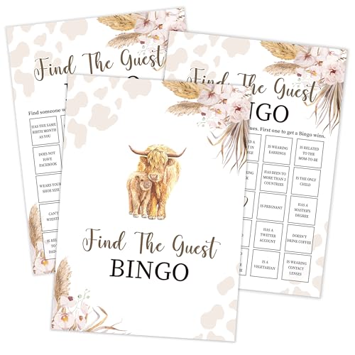 Qoqxjodd Babyparty-Spiel, 30 Stück Spielkarten, geschlechtsneutraler Junge oder Mädchen, lustiges Babyspiel und Aktivität - FA17 von Qoqxjodd