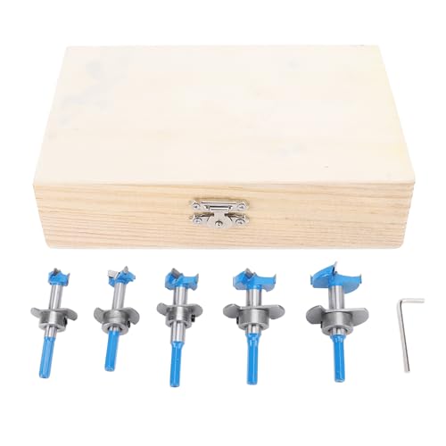 Bohrbit Set einstellbarer Lochöffner Hex Shank 15mm 20 mm 25 mm 30 mm 35 mm Holzbearbeitungsschubladen Installation Bohrbit Set einstellbarer Lochöffner Hex Shank 15mm 20 mm 25 mm 30 mm 35 mm Holzbearbeitungsschubladen Installation von Qotolite