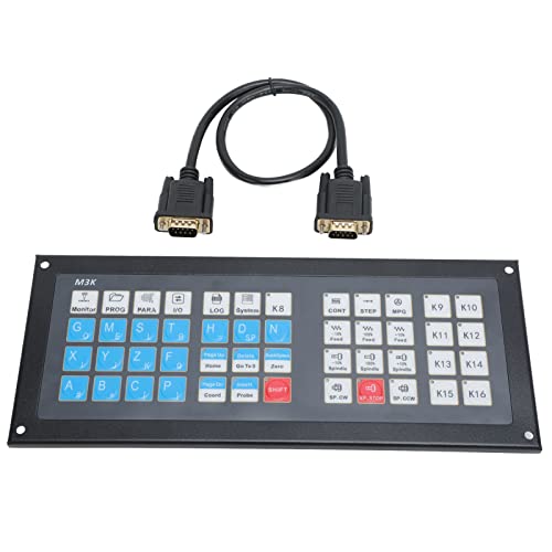 CNC Controller -System -Tastaturausdehnung mit Kabel CNC Controller 3 4 5 Achsen klare Markierungsmarkierungs -Aluminiumlegierung kompatibler DDCS -Experte M350 Gravur von Qotolite