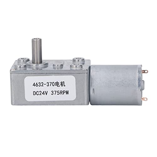DC -Zahnradmotor Selbstverriegelung Messing Spulen Aluminiumlegierungschalenschalengeschwindigkeitsreduzierung Getriebe Motor DC24V (375RPM) von Qotolite