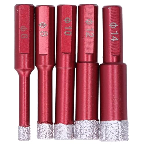 Diamantbohrer Bit Dreieck Shank Trockener Nassbohrwerkzeug Set Kit Granit Keramik für die Renovierung der Heimat Diamantbohrer Bit Dreieck Shank Trockener Nassbohrwerkzeug Set Kit Granit Keramik für die Renovierung der Heimat von Qotolite