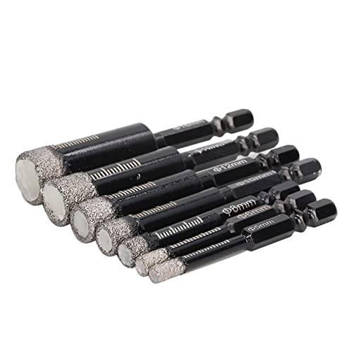 Diamond -Bohrer Bit Set Lilling Hex Shank Hole Säge Kit für Fliesen Marmor Granitbohrung von Qotolite