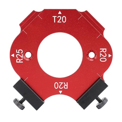Eck -Jig -Vorlage Aluminiumlegierung R20 T20 R25 Router Tisch Eckradius Jig Holzbearbeitungsprojekte von Qotolite