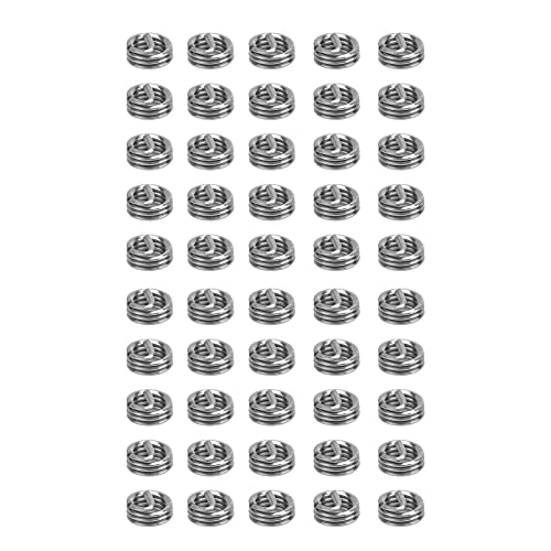 Edelstahlgewinde Einsatz Set Schraube Loch Reparaturwerkzeug Luftfahrt Automobile Mechanische Geräte 50pcs (1D) von Qotolite