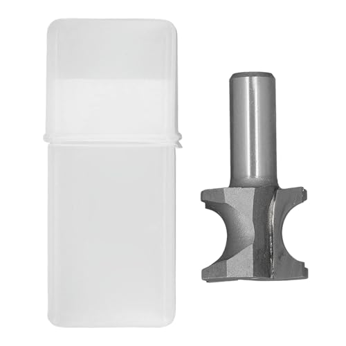 Halb runder Router Bit Wolfram Stahllegierung Trimmrouter für Holzbearbeitungsprojekte von Qotolite