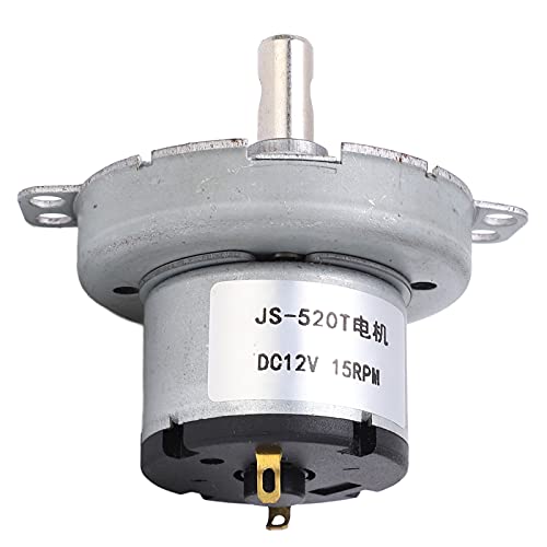 JS520T DC Getriebe Motor Langlebig 12 V 15 U/min Getriebe Reduziermotor Elektronische Produkte von Qotolite