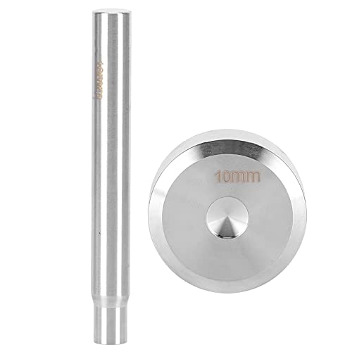 Ledernieter Setter Kit Metal Punch Tool Doppelte Seite für DIY -Handwerk 10mm von Qotolite