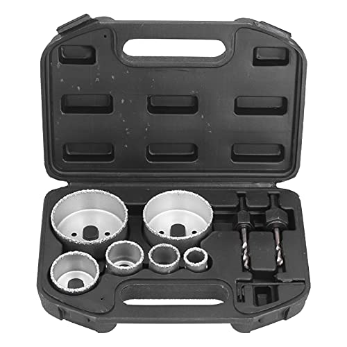 Lochsäge Bohrbitschneider Kit für Fliesenporzellanziegel 9pcs Set Lochsäge Bohrbitschneider Kit für Fliesenporzellanziegel 9pcs Set von Qotolite