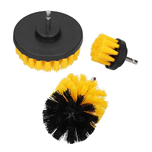 Nylon Hair Power Scrubber Pinselbodenfliesen Reinigungswerkzeug Gelbes Set Kit für Badezimmeroberflächen Nylon Hair Power Scrubber Pinselbodenfliesen Reinigungswerkzeug Gelbes Set Kit für Badezimmeroberflächen von Qotolite