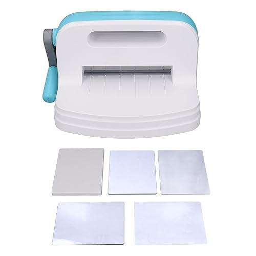 Qotolite Manual Die Schneidmaschine Handwerkswerkzeug, klappelloses kinderfreundliches Design, Schnittpapier und Stoff für Kartenhersteller und Scrapbooker Qotolite Manual Die Schneidmaschine Handwerkswerkzeug, klappelloses kinderfreundliches Design, Schnittpapier und Stoff für Kartenhersteller und Scrapbooker von Qotolite