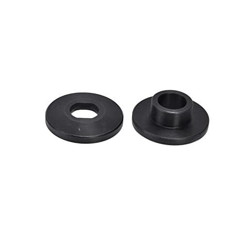 Qotolith 1 Paar von Aluminiumsägenschienungsscheibensägen -Klingendruckplatten Elektrowerkzeugzubehör schwarz von Qotolite
