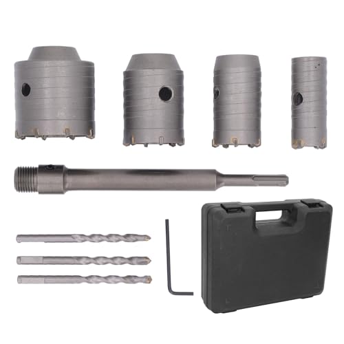 Qotolith 4 -teiliges Betonloch -Sägen -Kit, Aufprall 45 Stahl und YG8C -Vergaser, schnelle Bohrungen, Schnellinstallation, für HLK, Sanitär und Hausverbesserung Qotolith 4 -teiliges Betonloch -Sägen -Kit, Aufprall 45 Stahl und YG8C -Vergaser, schnelle Bohrungen, Schnellinstallation, für HLK, Sanitär und Hausverbesserung von Qotolite