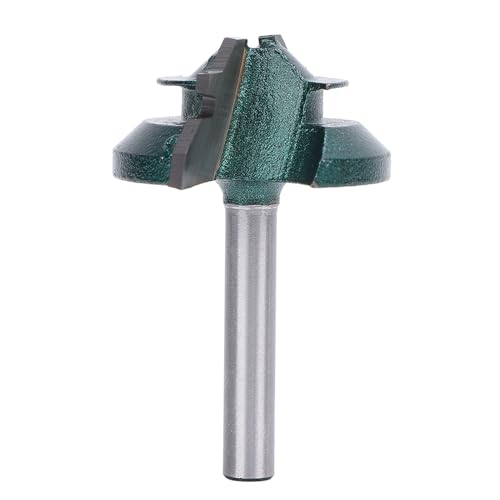 Qotolith 45 -Grad -Lock -Gehrer -Router Bit 6mm Schaft 1 3/8 -Zoll -Durchmesser Gelenkrouter Bit Holzbearbeitungswerkzeuge von Qotolite