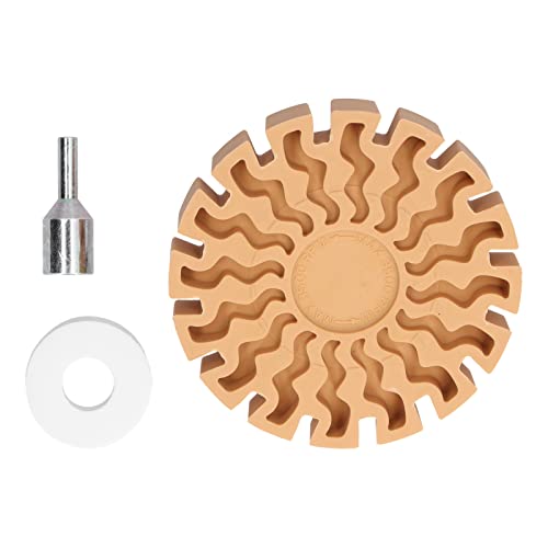 Qotolith -Aufkleber -Entferner -Radiergummi -Kit -Gummi -Auto -Reparatur -Lackwerkzeugaufkleber polieren 4 Zoll (100 mm) DIA von Qotolite