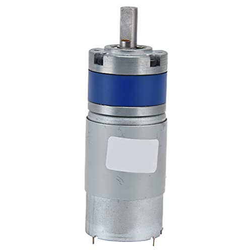 Qotolith -Zahnrad -Geschwindigkeitsreduzierung Planetary Carbonbürste D Welle Zubehör DC 12V für Roboterhaus (1200RPM) von Qotolite