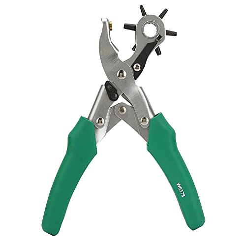 Qotolith rotierender Lederarmband Puncher Plastikplatte Punch Punch Zierzüge DIY Hand Craft Tools Qotolith rotierender Lederarmband Puncher Plastikplatte Punch Punch Zierzüge DIY Hand Craft Tools von Qotolite