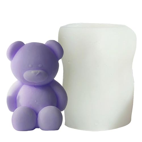 Bär Silikonform Kerzenform, Silikonform zur Herstellung von Kerzen in 3D form, Kerzensilikonform Gießformen, Wiederverwendbare Tierform Kuchenform Für Kerzen, Seifen Bär Silikonform Kerzenform, Silikonform zur Herstellung von Kerzen in 3D form, Kerzensilikonform Gießformen, Wiederverwendbare Tierform Kuchenform Für Kerzen, Seifen von Qoukonao
