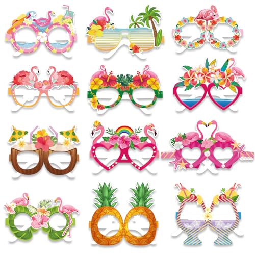 Qpout 24pcs Flamingo Party Dekorationen Brille, Fancy Aloha Party Tropisches Papier Foto Requisiten Brillenrahmen für Sommer Hawaiian Party Themed Gastgeschenke Lieferungen Qpout 24pcs Flamingo Party Dekorationen Brille, Fancy Aloha Party Tropisches Papier Foto Requisiten Brillenrahmen für Sommer Hawaiian Party Themed Gastgeschenke Lieferungen von Qpout