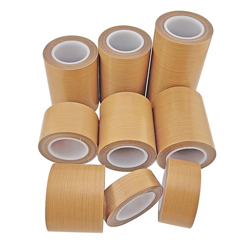 Qrity 1 Stück Teflonband, Hochtemperatur Klebeband, 150mm*10m, Dicke 0,18mm, Hitzebeständig bis 300℃, für Handversiegelung, Impulsversiegelung Qrity 1 Stück Teflonband, Hochtemperatur Klebeband, 150mm*10m, Dicke 0,18mm, Hitzebeständig bis 300℃, für Handversiegelung, Impulsversiegelung von Qrity
