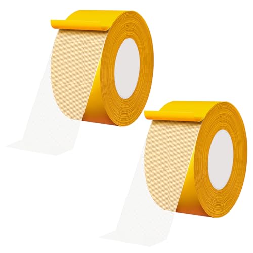 Qrity 2 Rollen Doppelseitiges Klebeband, 40mm x 20m Teppichklebeband, Ohne Rückstände, Doppelseitiges Gewebeklebeband für Holz, Glas, Kunststoff Qrity 2 Rollen Doppelseitiges Klebeband, 40mm x 20m Teppichklebeband, Ohne Rückstände, Doppelseitiges Gewebeklebeband für Holz, Glas, Kunststoff von Qrity