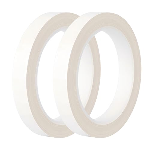 Qrity 2 Stück Isolierband Wasserdichtes Klebeband, 10mm x 66m Kabelbaum Klebeband, Klebebänder für Elektrisches zum Basteln, Weiß von Qrity