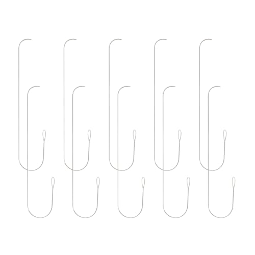 10 Pcs Gebogene Perlennadel Für Perlenspinner Große Augenkrümmungsnadel Für Armbänder Halskettenschmuck Herstellen 10 Pcs Gebogene Perlennadel Für Perlenspinner Große Augenkrümmungsnadel Für Armbänder Halskettenschmuck Herstellen von Qsvbeeqj