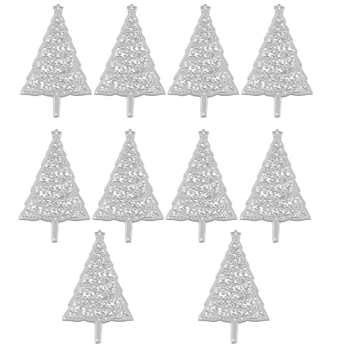 10 x Blumenblatt-Stanzformen, Weihnachts-Stanzformen, Tier-Stanzschablonen für Geburtstagskarten, Scrapbooking von Qsvbeeqj