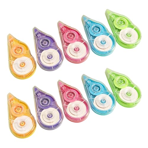 10pieces White Out Correction Tape Gesamt 80 M Für Schul Und Büroversorgungen 8mx5mm Korrekturbandrolle Für Notebook Korrekturband Für Schüler 10pieces White Out Correction Tape Gesamt 80 M Für Schul Und Büroversorgungen 8mx5mm Korrekturbandrolle Für Notebook Korrekturband Für Schüler von Qsvbeeqj