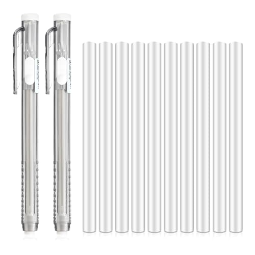 12x/set Einverrückbare Radiergummis Mit Nachfüllungen Mechanischer Radiergummi Stiftformgummis Stick Radiergummis Für Schulbüro von Qsvbeeqj