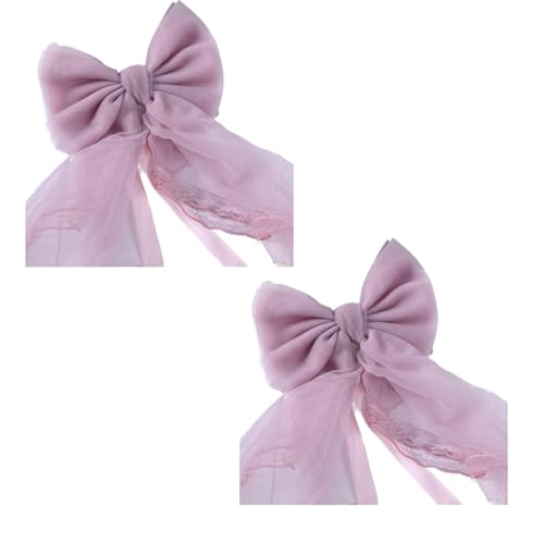 2 x Vorhang-Raffhalter mit Spitzenschleifen, elegante Farbe, für Zuhause und Büro 2 x Vorhang-Raffhalter mit Spitzenschleifen, elegante Farbe, für Zuhause und Büro von Qsvbeeqj