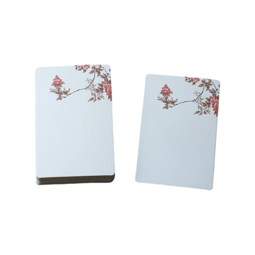 20 Back Art Karten 2.24x3.54inch Blumendrucknotizkarte Zum Zeichnen Des Handwerks Für Journaling Scrapbooking Art Craft Dicke Papierkarten von Qsvbeeqj