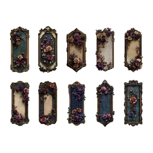 20pieces Ästhetische Goth Geprägte Aufkleber Scrapbooking Aufkleber Für Journalbuch Wasserflasche Foto Album Telefon Hülle Gothic Set von Qsvbeeqj