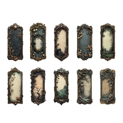 20pieces Ästhetische Goth Geprägte Aufkleber Scrapbooking Aufkleber Für Journalbuch Wasserflasche Foto Album Telefon Hülle Gothic Set von Qsvbeeqj