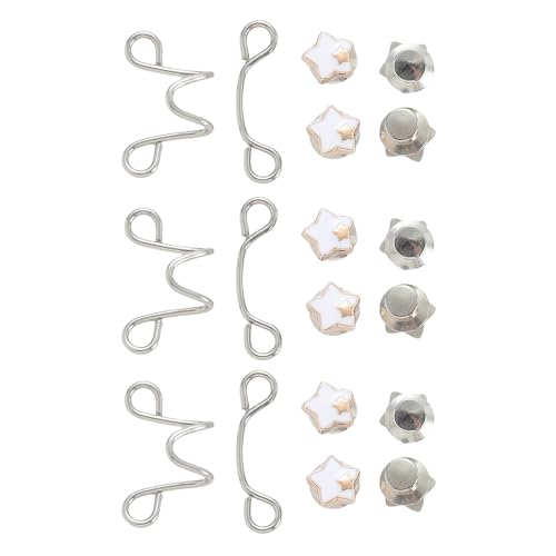 3 Paar Obst-Jeans, Hosen-Taillenstraffer, verstellbare Taillenschnallen, Blumenhose, Taillenknopf für Jeans, um enger zu machen 3 Paar Obst-Jeans, Hosen-Taillenstraffer, verstellbare Taillenschnallen, Blumenhose, Taillenknopf für Jeans, um enger zu machen von Qsvbeeqj
