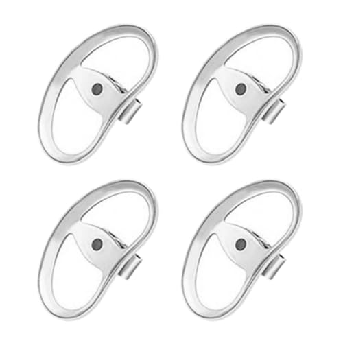 4 Stück große Ohrringheber aus Metall, Ohrstopfen für Ohrlöcher, Ersatz-Rücklaufsperre für Frauen und Mädchen 4 Stück große Ohrringheber aus Metall, Ohrstopfen für Ohrlöcher, Ersatz-Rücklaufsperre für Frauen und Mädchen von Qsvbeeqj