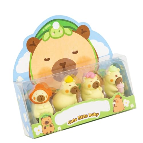4pcs Cartoon Bencil Eraser Neuheit Animal Gummigummi Eraser Für Student Kid Boy Girl Geburtstag Present Strumpffüller 4pcs Cartoon Bencil Eraser Neuheit Animal Gummigummi Eraser Für Student Kid Boy Girl Geburtstag Present Strumpffüller von Qsvbeeqj
