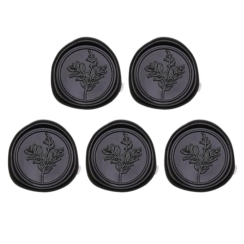 5/10pcs Antique Blattmotiven Siegelaufkleber 30 Mm Klebstempelaufkleber Für Umschlagkarten Scrapbooking Und Kunsthandwerkskleberabziehbilder von Qsvbeeqj