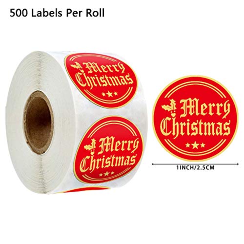 500 Stück Aufkleber 'Merry Christmas' Umschlag Geschenk Danksagungskarten Verpackung Siegel Etikett Aufkleber Aufkleber klein 500 Stück Aufkleber 'Merry Christmas' Umschlag Geschenk Danksagungskarten Verpackung Siegel Etikett Aufkleber Aufkleber klein von Qsvbeeqj