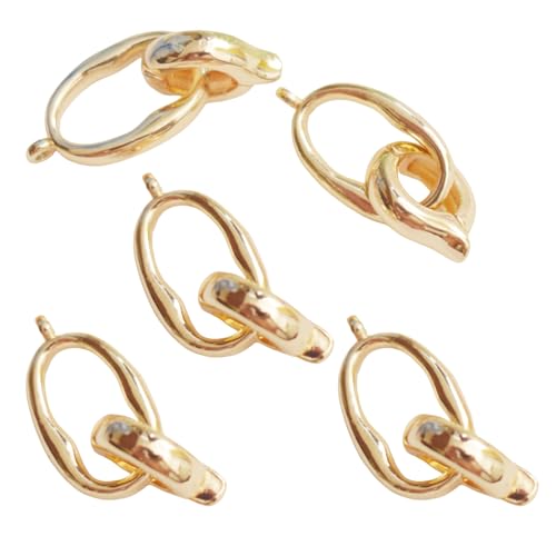 5pcs Elegante Messing Pulloverkette Kettenverschlüsse Schmuckanschlüsse Schmuck Crafting Verschlüsse Für Mode Enthusiasten Geeignet 5pcs Elegante Messing Pulloverkette Kettenverschlüsse Schmuckanschlüsse Schmuck Crafting Verschlüsse Für Mode Enthusiasten Geeignet von Qsvbeeqj